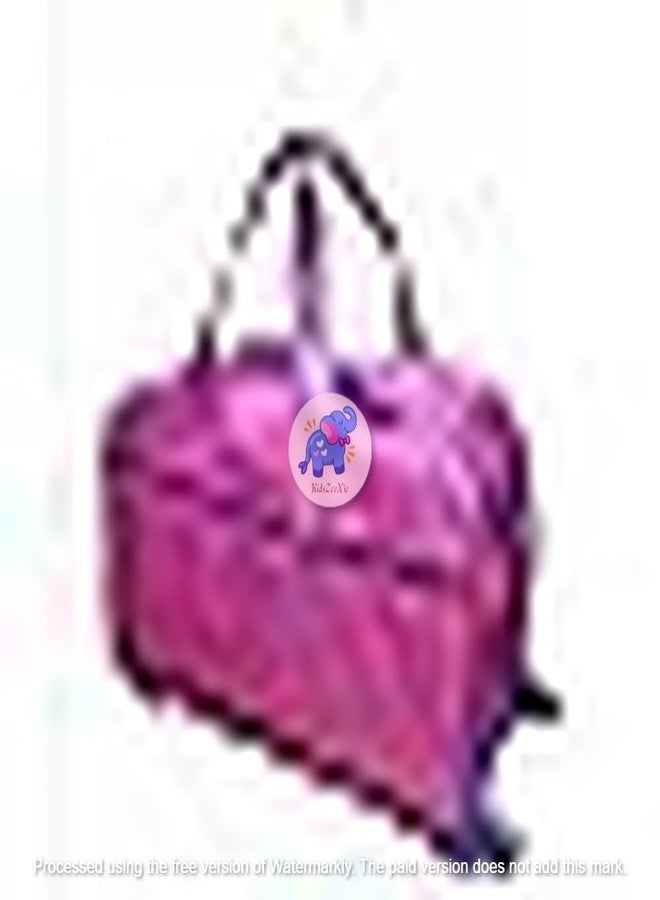 KidsZeeNie حقيبة سفر بعجلات من البوليستر من KidsZeeNie® مع مساحة تخزين كبيرة للأطفال والمراهقين | حقيبة سفر خفيفة الوزن ومقاومة للماء مزودة بعجلات دوارة 360 درجة | حقيبة ظهر مطبوعة للسفر الجوي والجولات السياحية (يونيكورن B) - Image 5